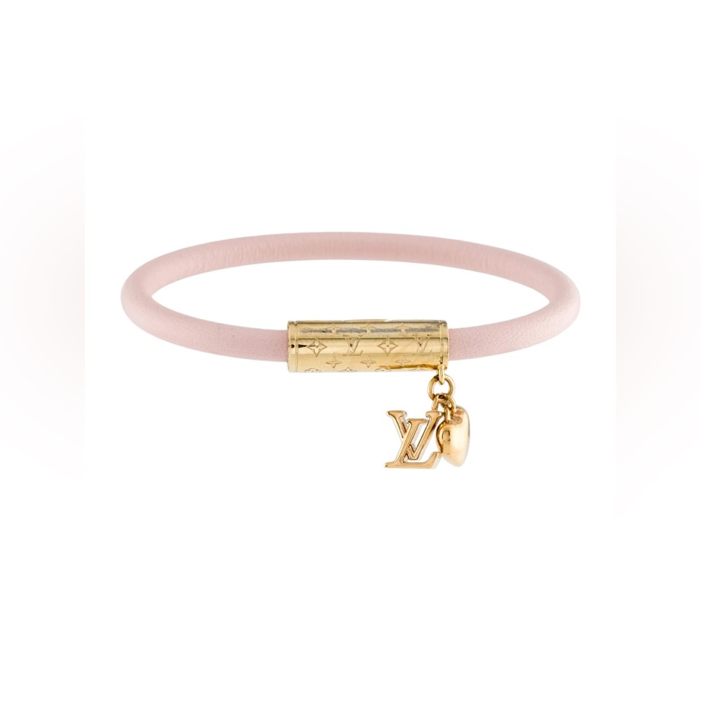 Louis Vuitton Plush Heart Bracelet Pink - Picture 1 of 6